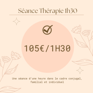 Séance thérapie 1h30